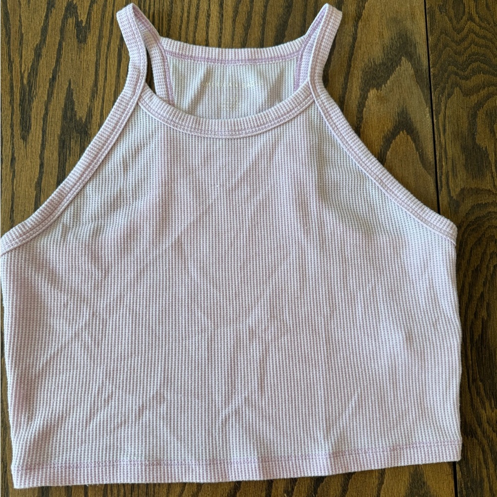 Pink American Eagle Crop Top - Large